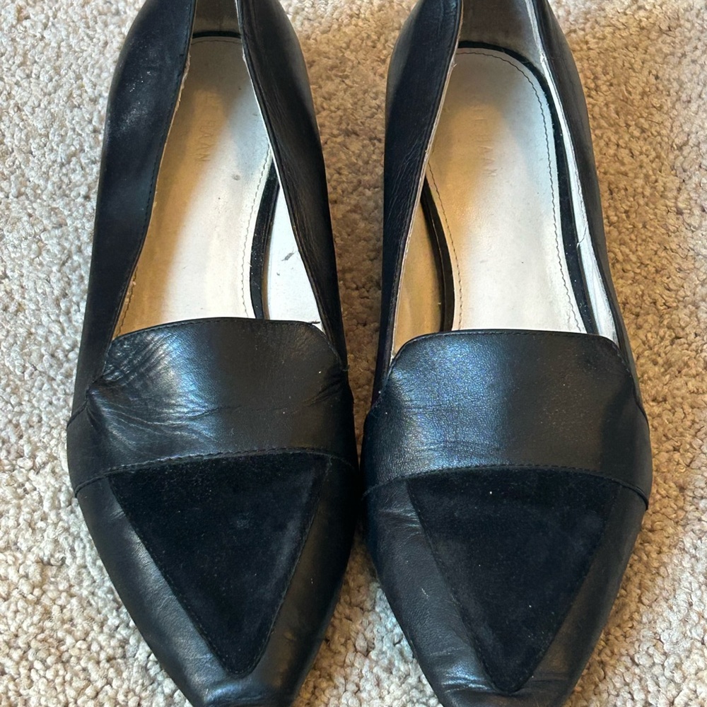 Cole Haan Black Leather Flats - size 7.5B
